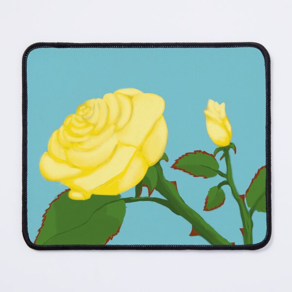 Item preview, Simple Yellow Rose designed and sold by FlittyDesigns.