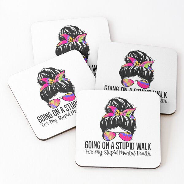 Item preview, Going On A Stupid Walk For My Stupid Mental Health Funny T-Shirt designed and sold by FandMdesign.
