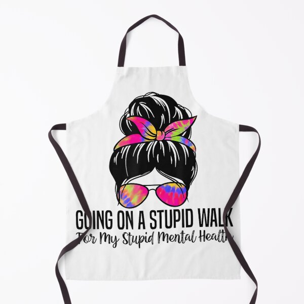 Item preview, Going On A Stupid Walk For My Stupid Mental Health Funny T-Shirt designed and sold by FandMdesign.