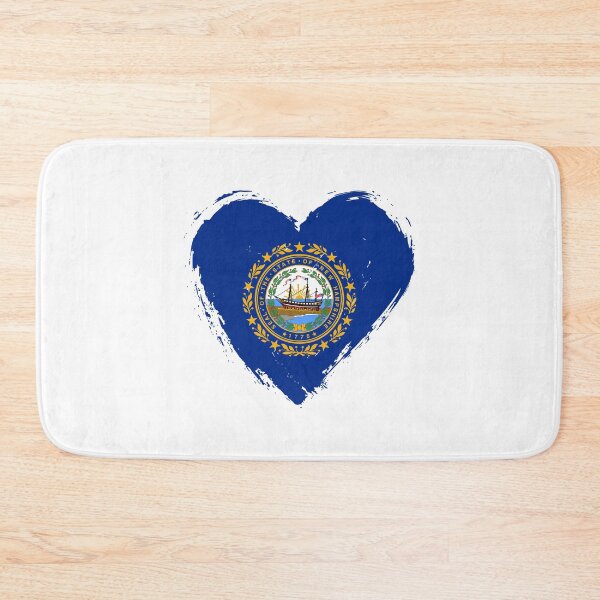 Item preview, Distressed New Hampshire Flag Heart NH designed and sold by shitpostee.
