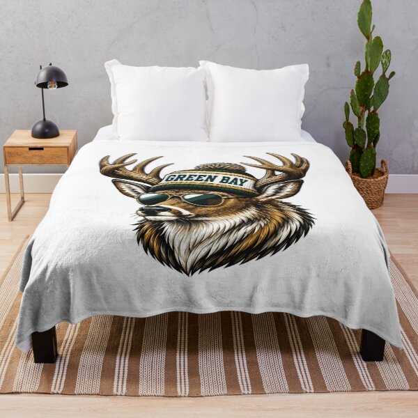 Item preview, Cool Deer Green Bay Vintage Style designed and sold by ashyrabramlet.