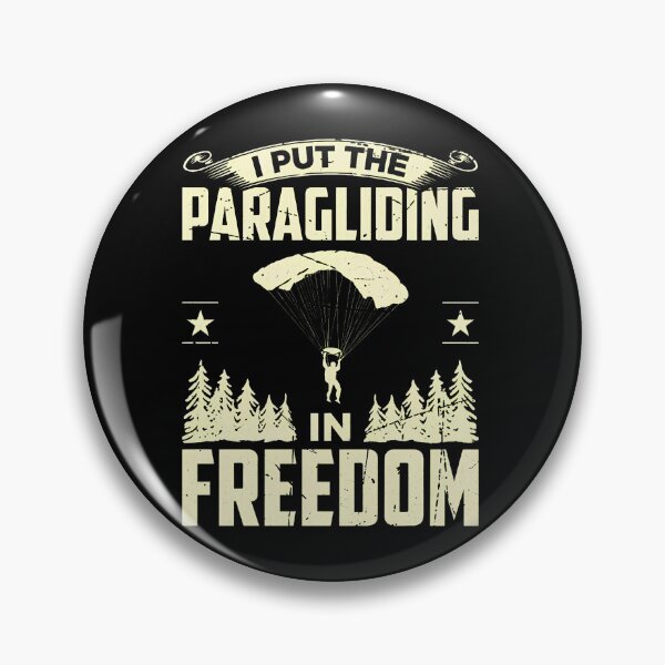 Item preview, Paragliding Freedom Vintage Adventure Graphic designed and sold by AvahBarnes.