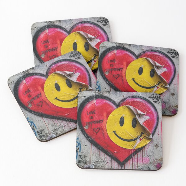 Item preview, Love Is Temporary Street Heart designed and sold by Lespribos .