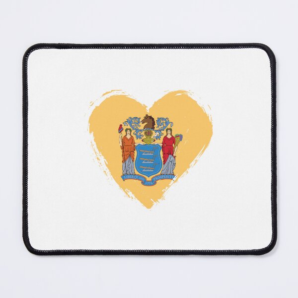 Item preview, Distressed New Jersey Flag Heart NJ designed and sold by shitpostee.