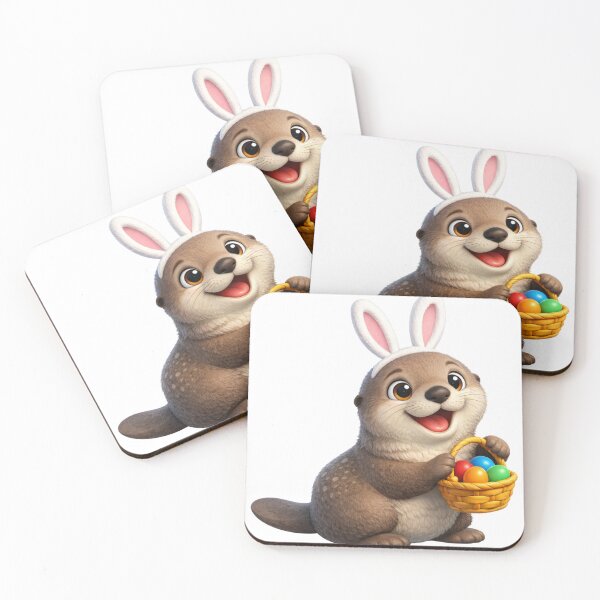 Item preview, Sea Otter Easter Bunny designed and sold by Sillytoe.
