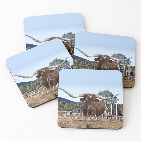 Item preview, LONGHORN CATTLE,  COUNTRY ART FOR HOME DECOR designed and sold by Barbara Jean Photo Art And Design.