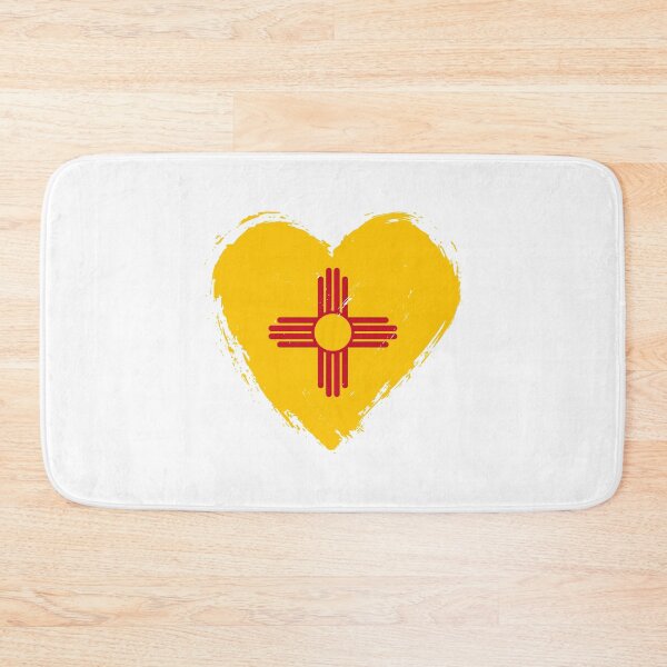 Item preview, Distressed New Mexico Flag Heart NM designed and sold by shitpostee.