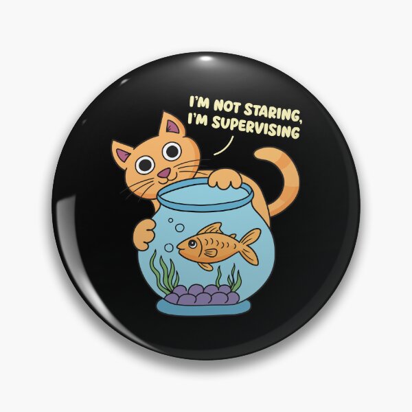 Item preview, Manager Cat Supervising Fish designed and sold by Xenos-Creations.