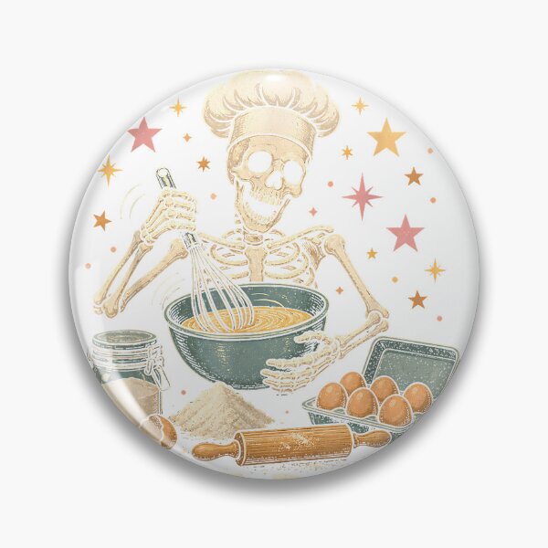 Item preview, Having A Mental Bake Down Funny Mental Health Skeleton T-Shirt designed and sold by fine line.
