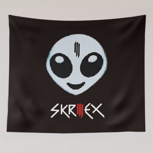 Item preview, Skrillex Alien Head Logo  designed and sold by FlipStrawSpot.