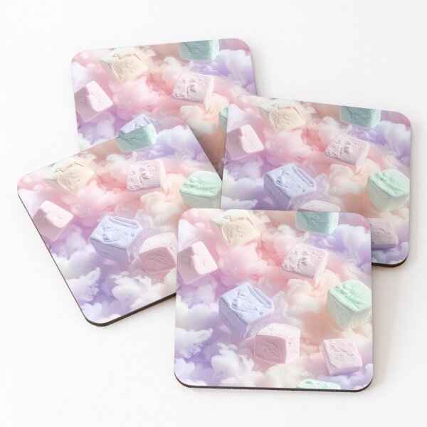 Item preview, Pastel Marshmallow Cotton Candy Cloud Pattern designed and sold by angel-cat-22.