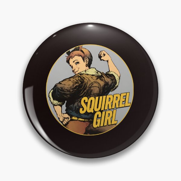 Item preview, Squirrel Girl Comic Heroine Power Pose Art designed and sold by FlipStrawSpot.