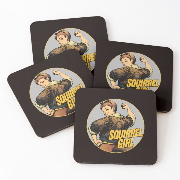 Item preview, Squirrel Girl Comic Heroine Power Pose Art designed and sold by FlipStrawSpot.