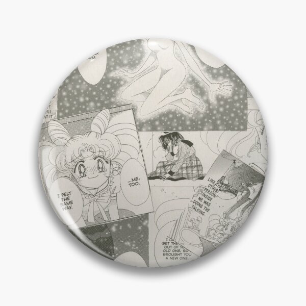 Item preview, Sailor Saturn x Chibi Moon Manga Collage designed and sold by dreamitingalaxy.