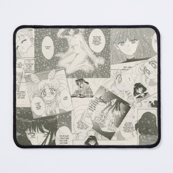 Item preview, Sailor Saturn x Chibi Moon Manga Collage designed and sold by dreamitingalaxy.
