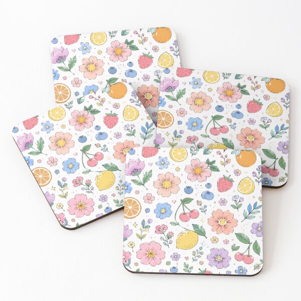 Item preview, Cute Floral Fruit Garden Pattern designed and sold by Skyrocketz.