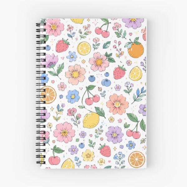 Item preview, Cute Floral Fruit Garden Pattern designed and sold by Skyrocketz.