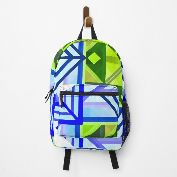 Item preview, Green and Blue Geometric Design Version 1 designed and sold by JayMakesTiktok.