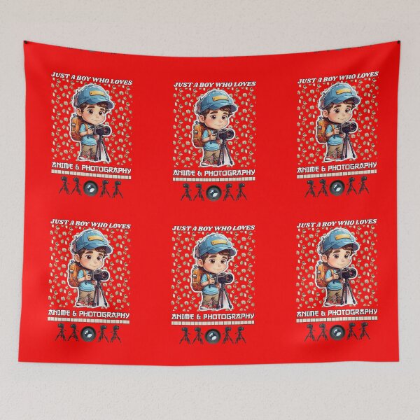 Item preview, Just a Boy Who Loves Anime and Photography designed and sold by Tokyotopia.