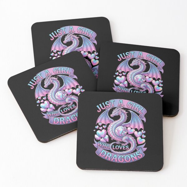 Item preview, Just a Girl Who Loves Dragons Pastel Fantasy Design designed and sold by Ostericaimusa.