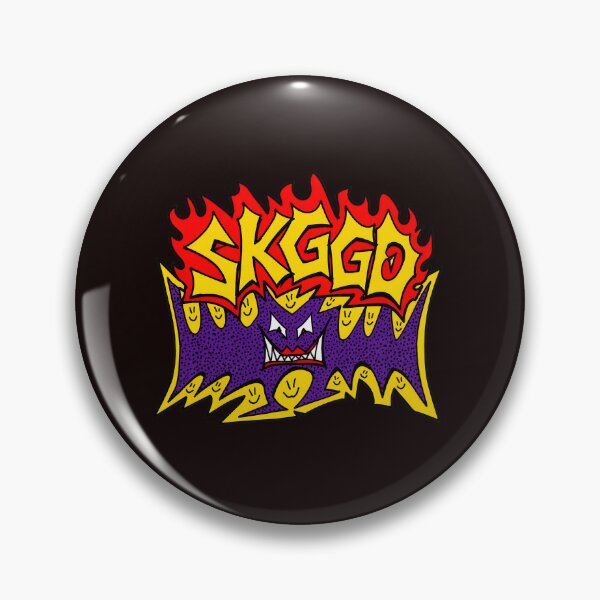 Item preview, SKRG Graffiti Bat Flames Monster Art designed and sold by FlipStrawSpot.