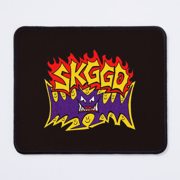 Item preview, SKRG Graffiti Bat Flames Monster Art designed and sold by FlipStrawSpot.