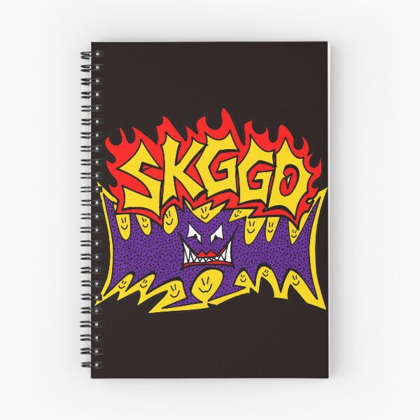 Item preview, SKRG Graffiti Bat Flames Monster Art designed and sold by FlipStrawSpot.