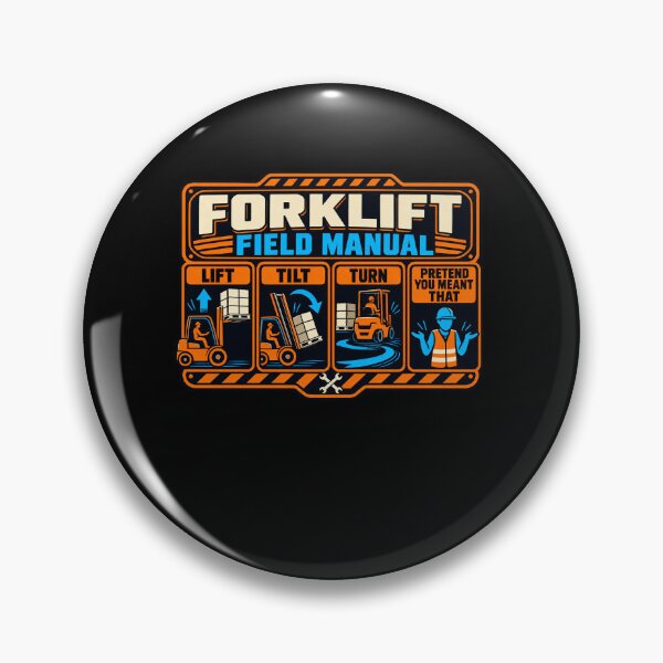 Item preview, Pretend You Meant That Forklift Field Manual designed and sold by elderberry.