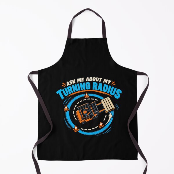 Item preview, Funny Ask About My Turning Radius Forklift Humor Art designed and sold by elderberry.