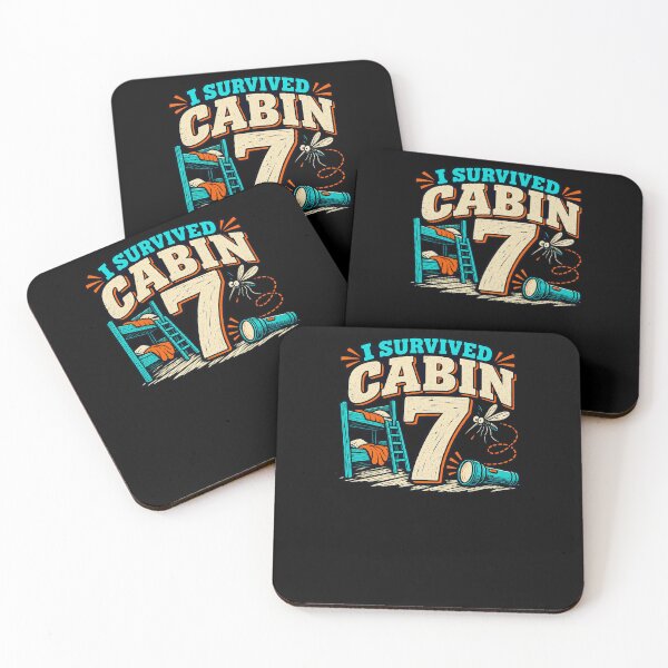 Item preview, Funny Survived Cabin 7 Summer Camp Humor Art designed and sold by elderberry.