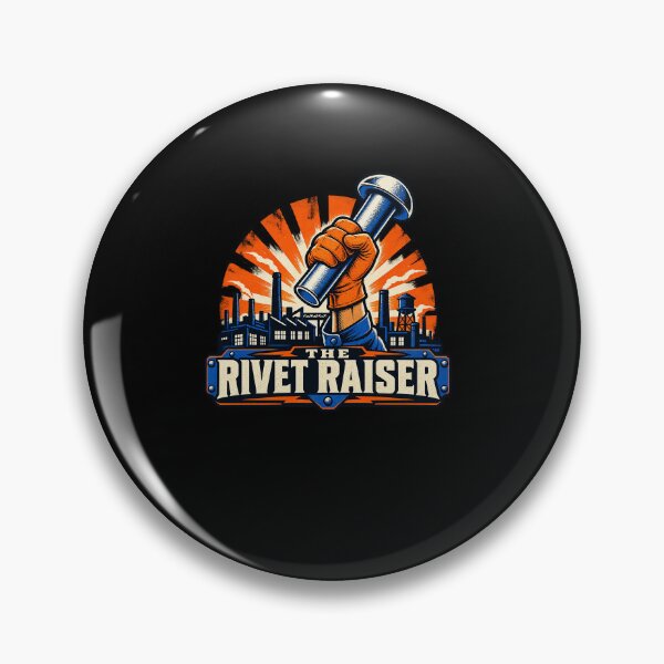 Item preview, Funny The Rivet Raiser Industrial Labor Art designed and sold by elderberry.