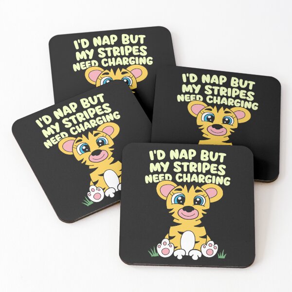 Item preview, Tiger Cub Charging Stripes designed and sold by NestifyHubStudio.