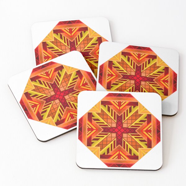 Item preview, Red and Yellow Geometric Design - Version 1 designed and sold by JayMakesTiktok.