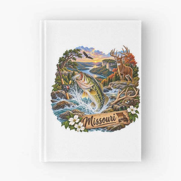 Item preview, Missouri Hunting & Fishing designed and sold by Whimspired By Paxx.