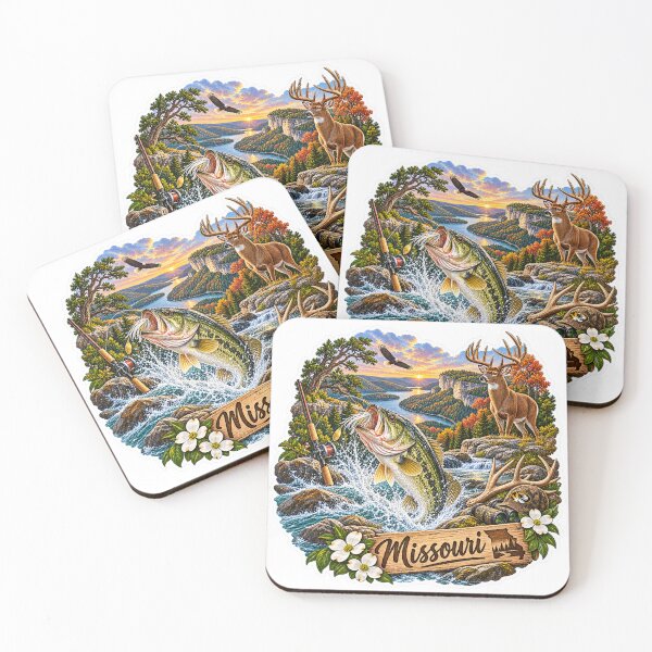 Item preview, Missouri Hunting & Fishing designed and sold by Whimspired By Paxx.