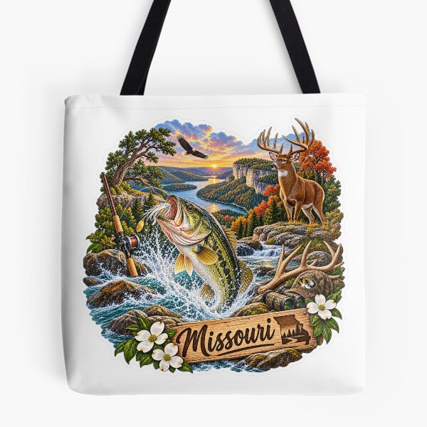 Item preview, Missouri Hunting & Fishing designed and sold by Whimspired By Paxx.