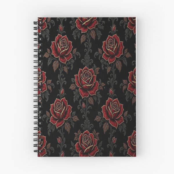 Item preview, Gothic Red Roses Seamless Pattern - Dark Vintage Floral designed and sold by Breezes-of-Ida.