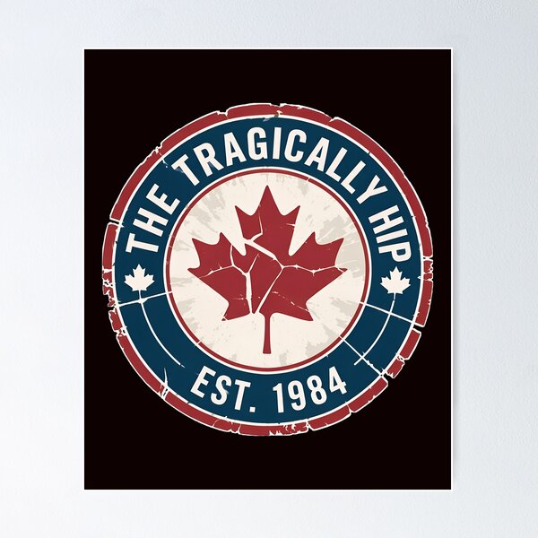 Item preview, The Tragically Hip Est 1984 Maple Leaf Emblem designed and sold by FlipStrawSpot.