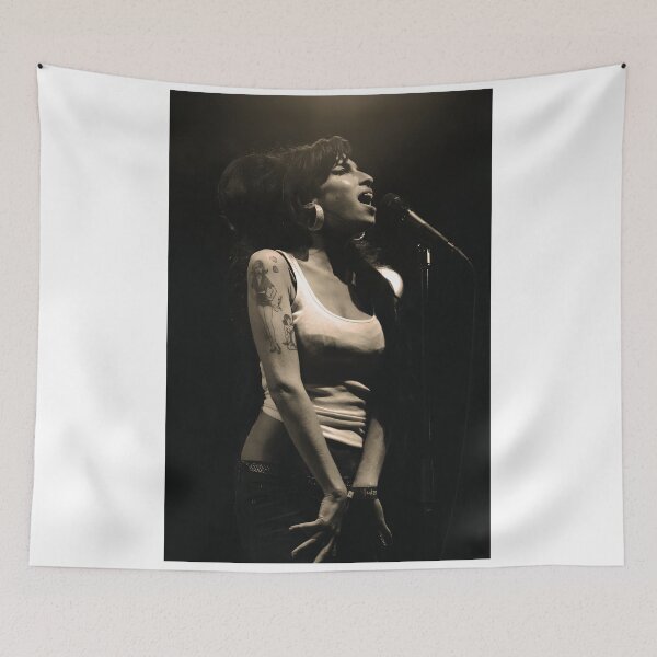 Item preview, Amy Winehouse Vintage Rock Singer Performing Live on Stage designed and sold by pioniksua.