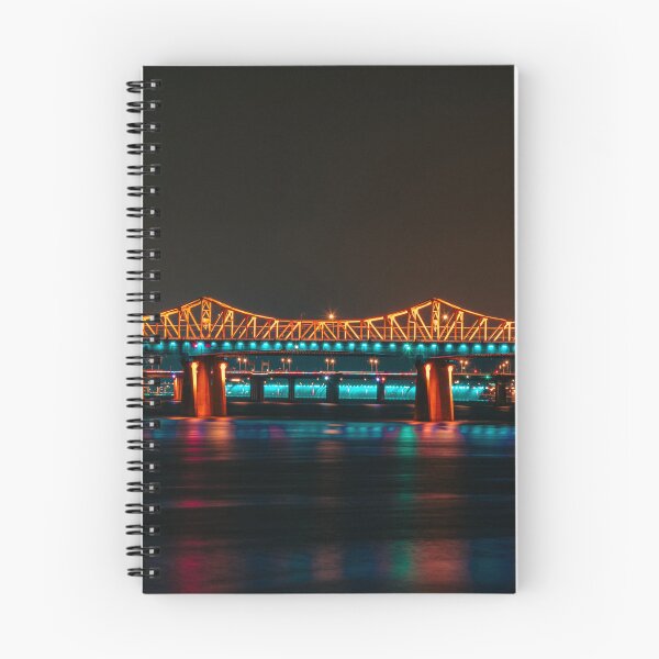 Item preview, Golden Bridge Lights Reflecting on Night River designed and sold by Nightwindow.
