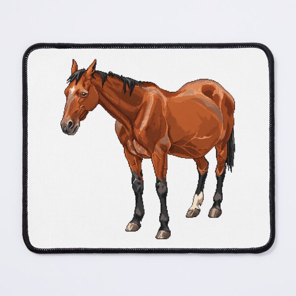 Item preview, Pixel Art 1886 Fanny Chestnut Horse Cutout designed and sold by aigcx.