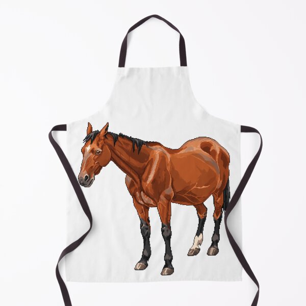 Item preview, Pixel Art 1886 Fanny Chestnut Horse Cutout designed and sold by aigcx.