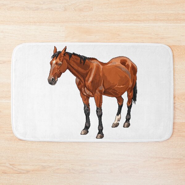 Item preview, Pixel Art 1886 Fanny Chestnut Horse Cutout designed and sold by aigcx.