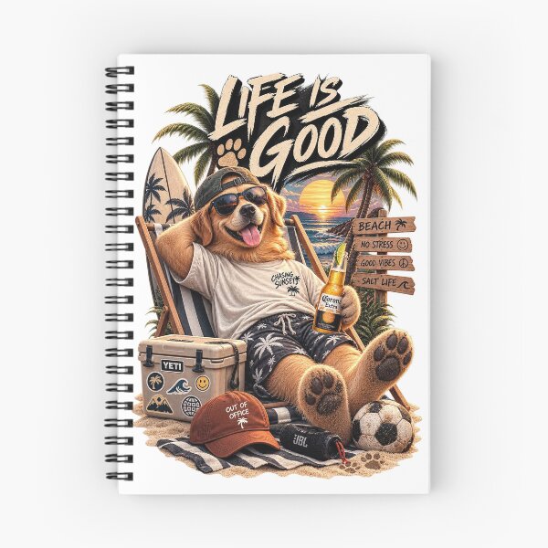 Item preview, Life Is Good Beach Dog designed and sold by Joniba-Svz.