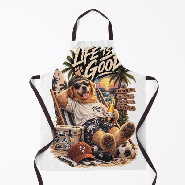 Item preview, Life Is Good Beach Dog designed and sold by Joniba-Svz.