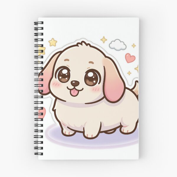 Item preview, Cute Wiener Dog Sticker - Pastel Kawaii Dachshund designed and sold by DIUMERI.