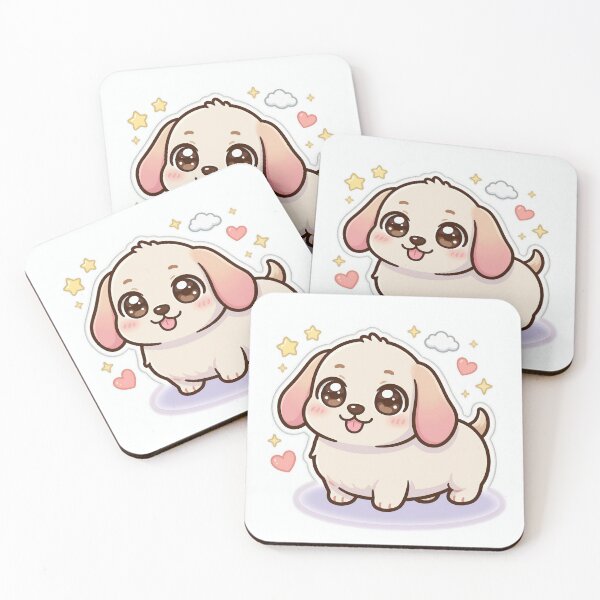 Item preview, Cute Wiener Dog Sticker - Pastel Kawaii Dachshund designed and sold by DIUMERI.