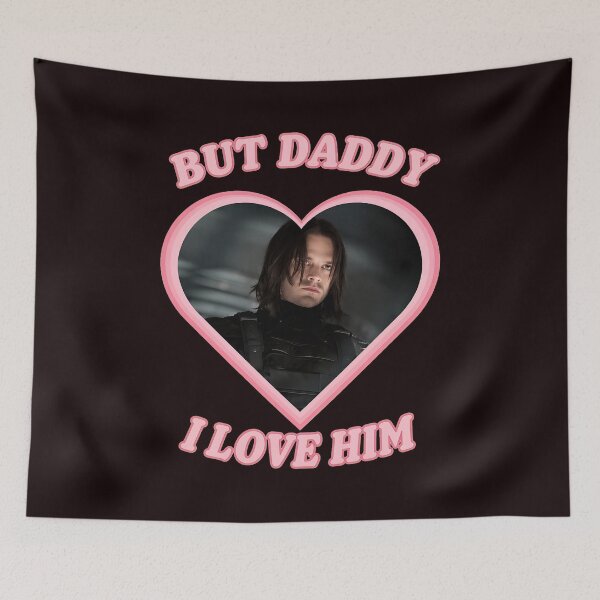 Item preview, But Daddy I Love Him Heart designed and sold by ShophiaCrafts.