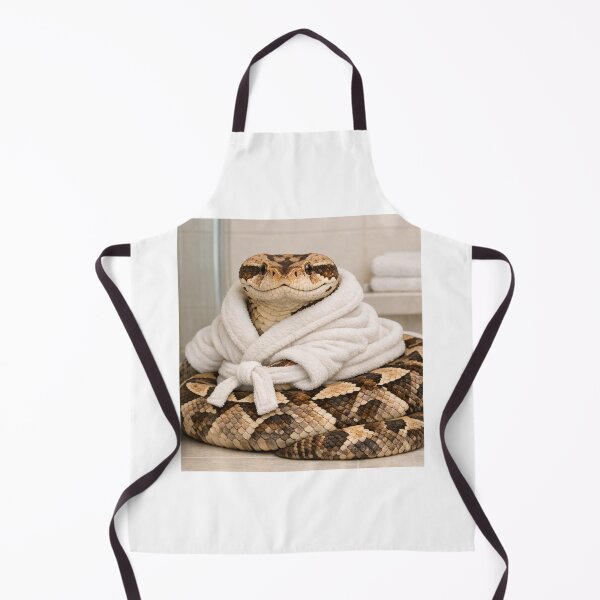 Item preview, Gaboon Viper Wearing a Bathrobe designed and sold by Sillytoe.