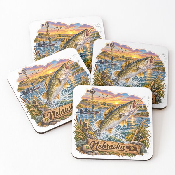 Item preview, Nebraska Hunting & Fishing designed and sold by Whimspired By Paxx.